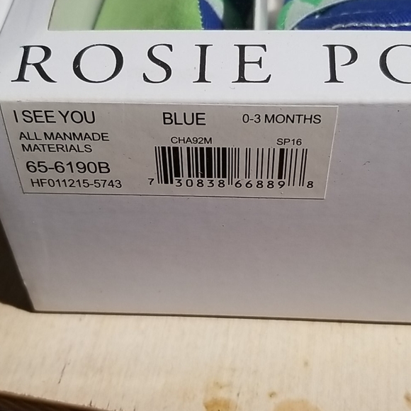 Rosie's Pope "I See You" Crib Shoe 0-3M - Picture 6 of 8